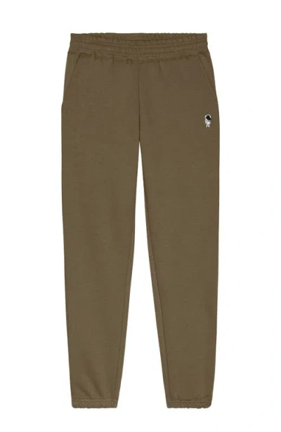 Dalix Mens Astronaut Heavyweight Fleece Sweatpant In Brown