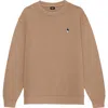Dalix Mens Astronaut Heavyweight Relaxed Sweatshirt In Brown