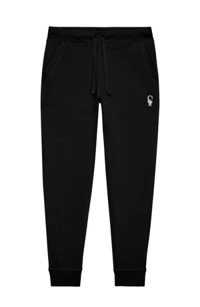 Dalix Mens Astronaut Midweight Fleece Jogger Pant In Black