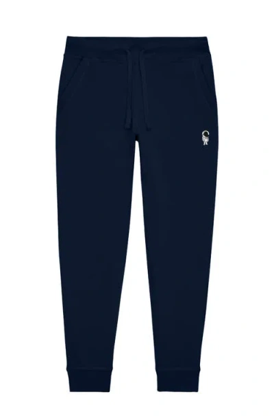 Dalix Mens Astronaut Midweight Fleece Jogger Pant In Blue
