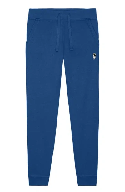 Dalix Mens Astronaut Midweight Fleece Jogger Pant In Blue