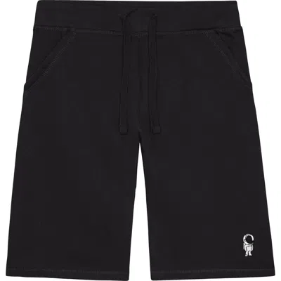 Dalix Mens Astronaut Midweight Fleece Short In Black