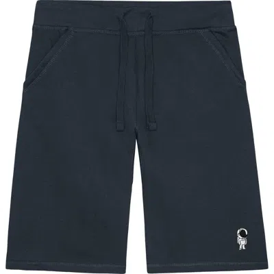 Dalix Mens Astronaut Midweight Fleece Short In Blue
