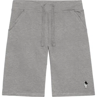 Dalix Mens Astronaut Midweight Fleece Short In Gray