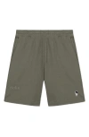 Dalix Mens Astronaut Midweight Gym Short In Green