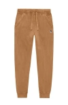 Dalix Mens Astronaut Midweight Washed Jogger Pant In Brown