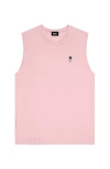 Dalix Mens Astronaut Muscle Tank In Pink