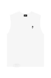 Dalix Mens Astronaut Muscle Tank In White