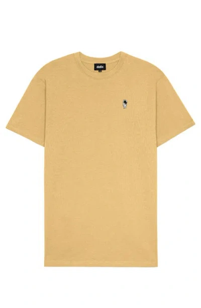 Dalix Mens Astronaut Soft Heavyweight Tee In Gold