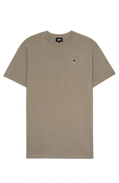 Dalix Mens Astronaut Soft Heavyweight Tee In Brown