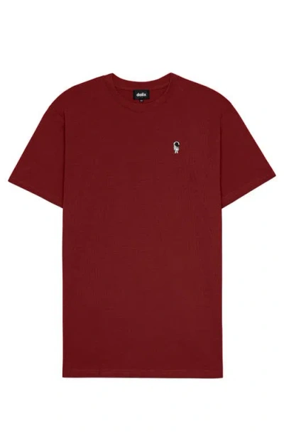 Dalix Mens Astronaut Soft Heavyweight Tee In Red