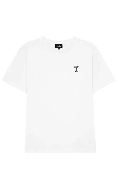 Dalix Mens Espresso Martini Midweight Garment Dye Tee