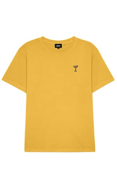 Dalix Mens Espresso Martini Midweight Garment Dye Tee
