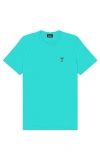 Dalix Mens Espresso Martini Midweight Tee In Blue