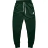 Dalix Mens Ghost Fleece Jogger Sweatpants In Forest Green