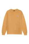 Dalix Mens Ghost Heavyweight Relaxed Sweatshirt In Brown