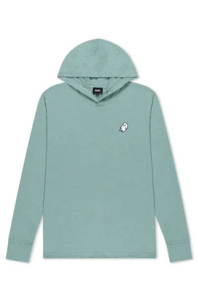 Dalix Mens Ghost Hooded Long Sleeve Jersey Tee In Blue