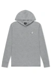 Dalix Mens Ghost Hooded Long Sleeve Jersey Tee In Gray
