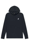 Dalix Mens Ghost Hooded Long Sleeve Jersey Tee In Gray