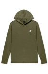 Dalix Mens Ghost Hooded Long Sleeve Jersey Tee In Green