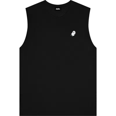 Dalix Mens Ghost Lightweight Cotton Tank In Black