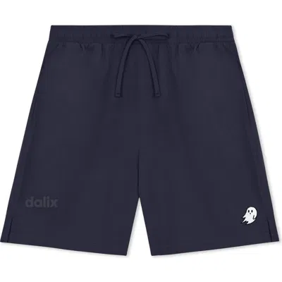 Dalix Mens Ghost Midweight Active Short In Blue