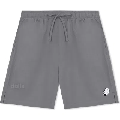 Dalix Mens Ghost Midweight Active Short In Gray