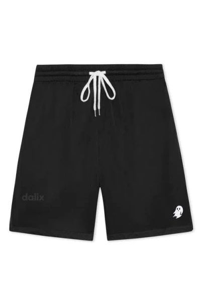 Dalix Mens Ghost Midweight Court Short In Black