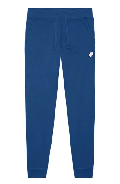 Dalix Mens Ghost Midweight Fleece Jogger Pant In Blue