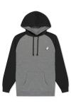 Dalix Mens Ghost Midweight Fleece Raglan Sleeve Hoodie In Multi