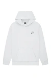 Dalix Mens Ghost Midweight Fleece Relaxed Hooded Sweatshirt In Gray