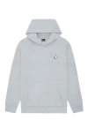 Dalix Mens Ghost Midweight Fleece Relaxed Hooded Sweatshirt In Gray
