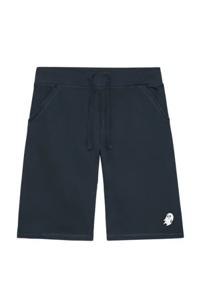 Dalix Mens Ghost Midweight Fleece Short In Blue