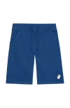 Dalix Mens Ghost Midweight Fleece Short In Blue