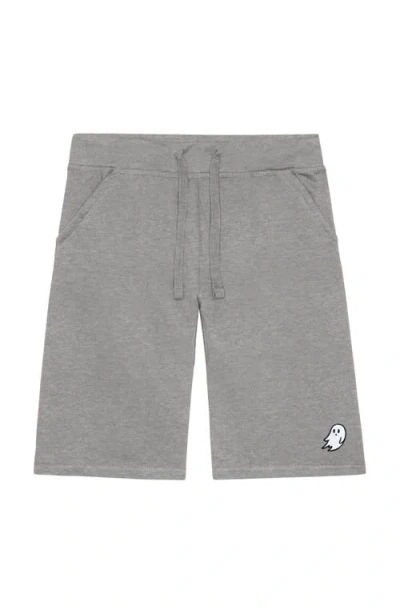 Dalix Mens Ghost Midweight Fleece Short In Gray