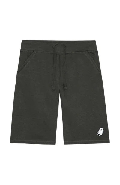 Dalix Mens Ghost Midweight Fleece Short In Gray
