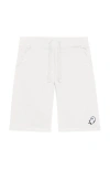 Dalix Mens Ghost Midweight Fleece Short In White