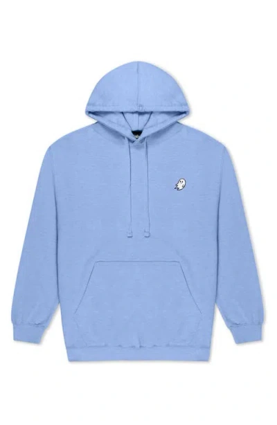 Dalix Mens Ghost Midweight Hooded Sweatshirt In Blue