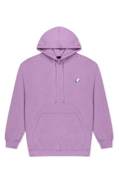 Dalix Mens Ghost Midweight Hooded Sweatshirt In Purple