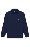 Dalix Mens Ghost Quarter Zip Pullover In Blue