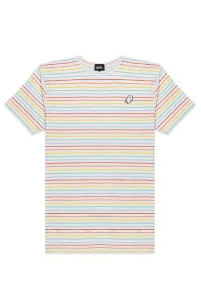 Dalix Mens Ghost Striped Jersey Tee In Multi