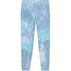 Dalix Mens Ghost Tie Dye Fleece Jogger Pant In Blue