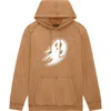 Dalix Mens Ghost Washed Hoodie In Brown