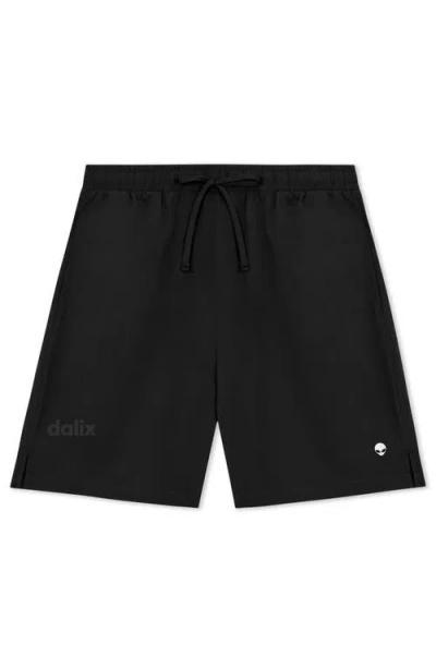 Dalix Mens Lil Alien Midweight Active Short In Black