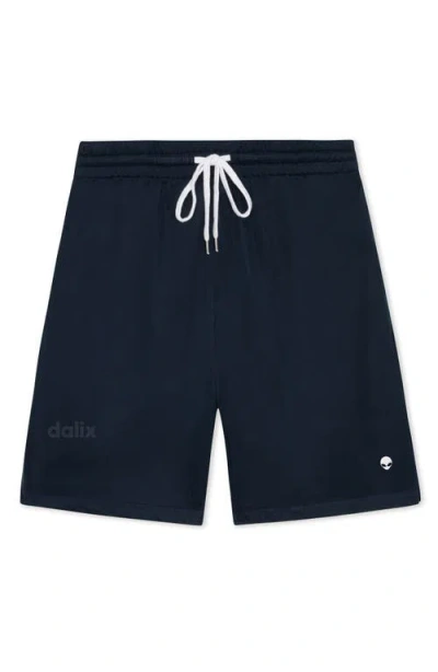 Dalix Mens Lil Alien Midweight Court Short In Blue