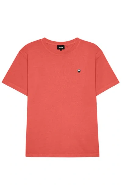 Dalix Mens Lil Alien Midweight Garment Dye Tee