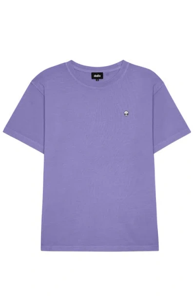 Dalix Mens Lil Alien Midweight Garment Dye Tee