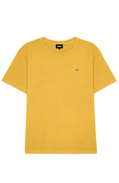 Dalix Mens Lil Alien Midweight Garment Dye Tee
