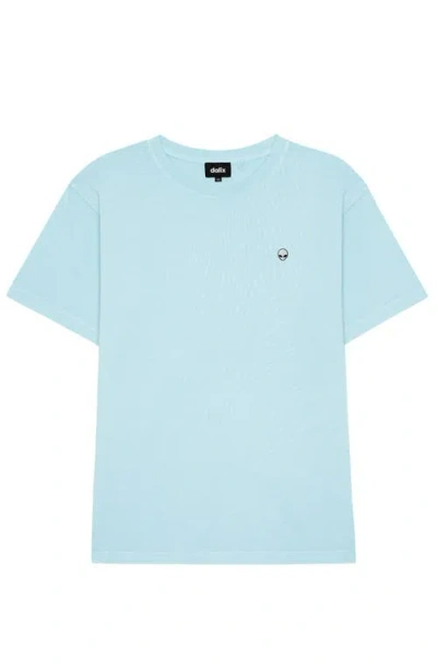 Dalix Mens Lil Alien Midweight Garment Dye Tee