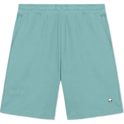 Dalix Mens Lil Alien Midweight Gym Short In Blue